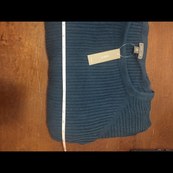 Point Sur Ribbed Sweater Dress Teal Small - Picture 7 of 8